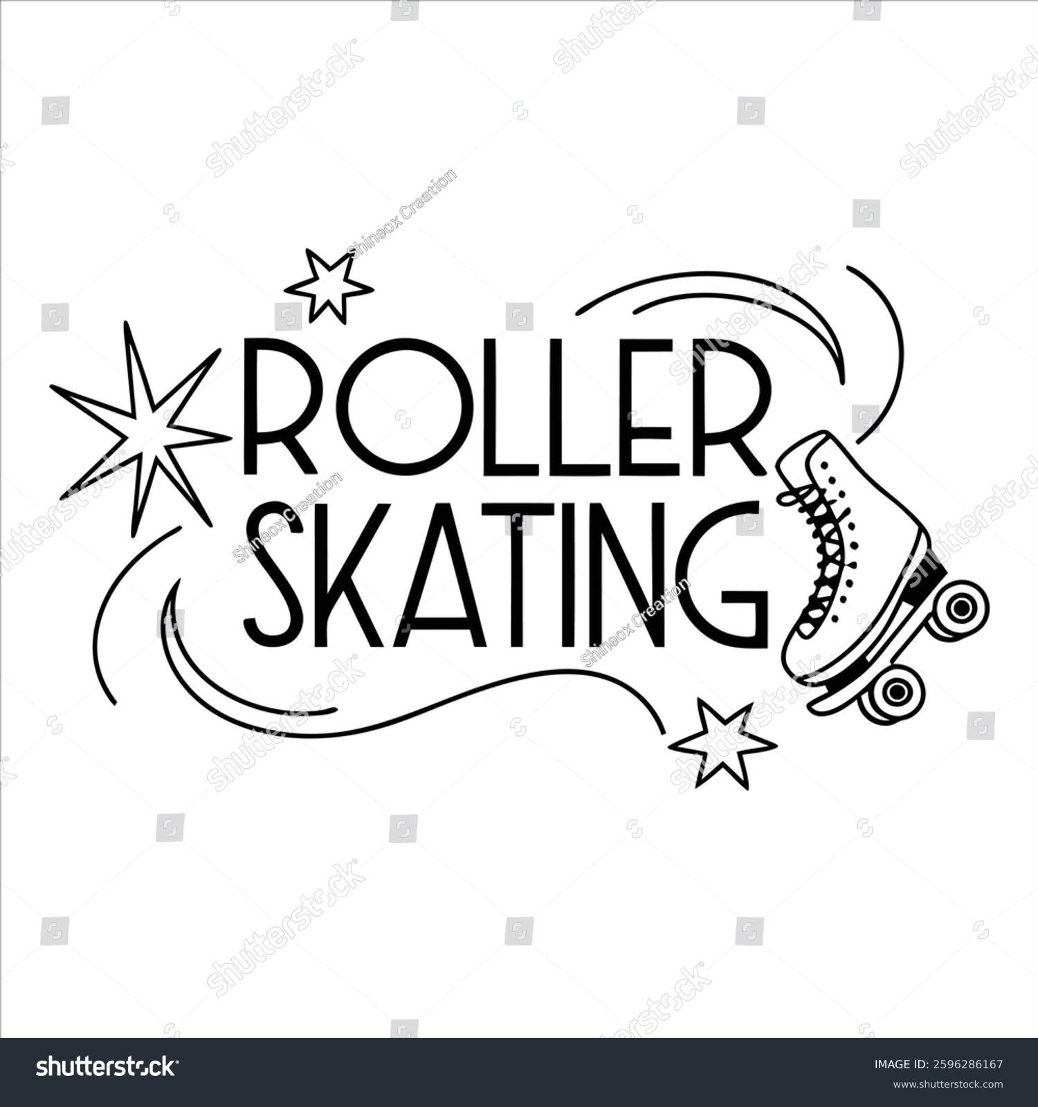 stock-vector-roller-skating-t-shirt-design-vector-roller-skating-illustration-rollerskates-design-sublimation-2596286167